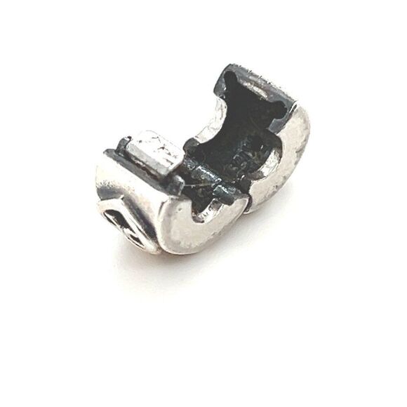 Pandora Two-Tone Ruby Clip Charm - Picture 3 of 3